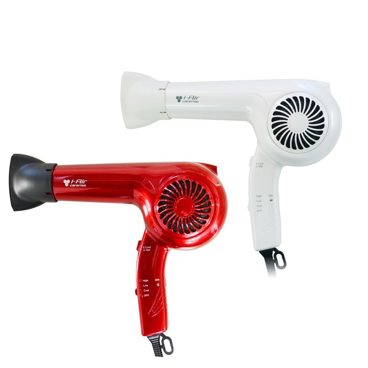 アイエアー ケアライズ ヘアドライヤーTF-1408 ピアノレッド(750W) 2