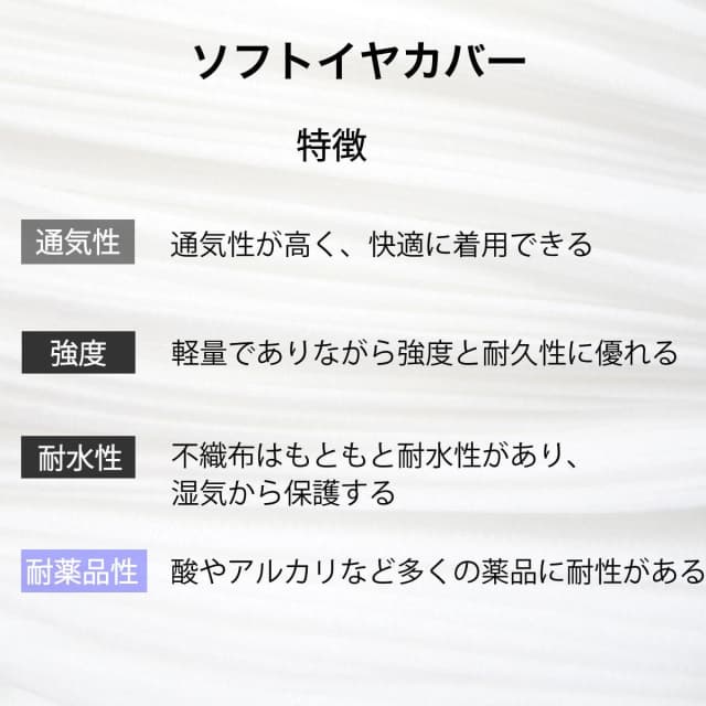 不織布イヤーカバー (20枚入り) ブラック 3